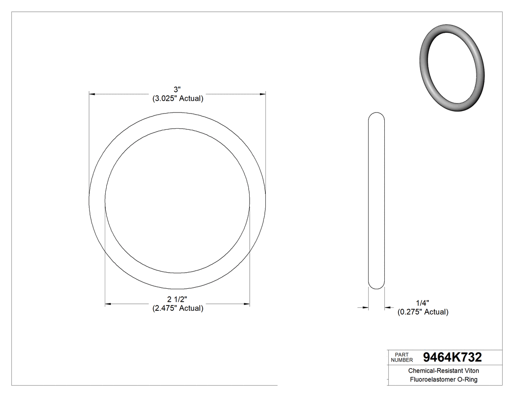 Technical drawing - 9464K732